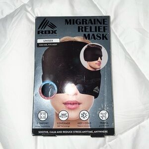 RBX Migraine Relief Mask Hot & Cold 360° Coverage Gel – New